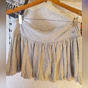 Old Navy Light Gray Skater Skirt